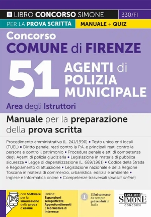 51 Agenti Pol.municipale Firenze 2025 fronte