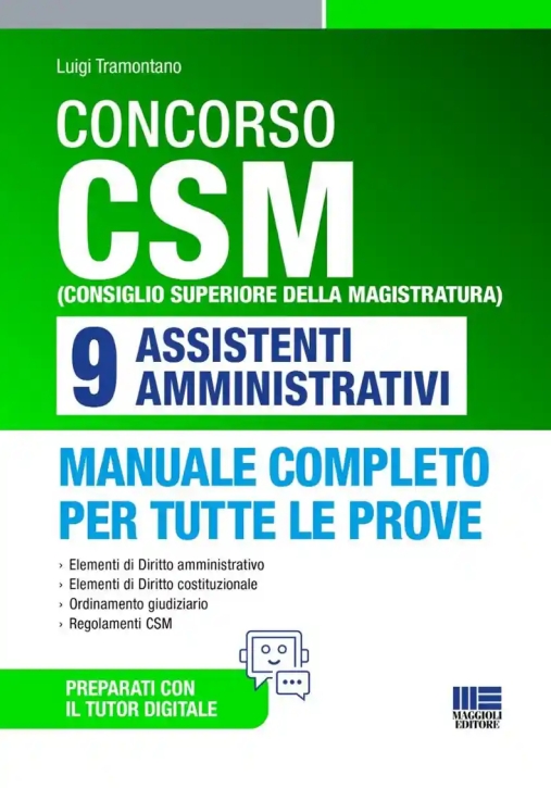 Immagine 0 di 9 Assistenti Amm.vi Csm 2025 Manuale