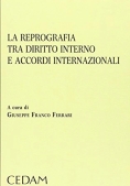 Immagine 0 di Reprografia Tra Diritto Intern