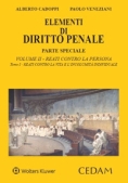 Immagine 0 di Elementi Diritto Penale P.speciale Vol.2