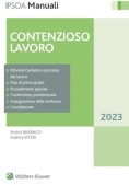 Immagine 0 di Contenzioso Lavoro 2023 3ed.