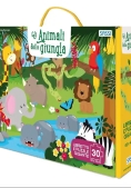 Immagine 0 di Animali Della Giungla. Ediz. A Colori. Con Puzzle (gli)