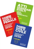 Immagine 0 di Kit 3v - Pareri E Atti Svolti 2020 - Pocket