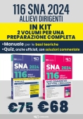 Immagine 0 di Kit 2v - 116 Sna Allievi Dirigenti - Manuale + Quiz