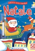 Immagine 0 di Natale. Attacca Scrivi Cancella. Con Adesivi. Ediz. A Colori