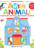 Immagine 0 di Amici Animali. Il Mio Primo Libro Delle Lettere E Degli Animali Da Completare! Alfabetiere Degli Animali. Ediz. A Colori