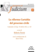 Immagine 0 di Riforma Cartabia Del Processo Civile