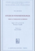 Immagine 0 di Studi Di Fenomenologia