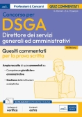 Immagine 0 di Dsga - Quesiti Commentati Per La Prova Scritta - 3ed