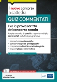 Immagine 0 di Concorso Scuola - Quiz Commentati Per La Prova Scritta Del Concorso Scuo