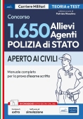 Immagine 0 di 1650 Allievi Agenti Ps - Manuale Completo Prova Scritta