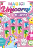 Immagine 0 di Magici Unicorni Da Colorare. Ediz. A Colori. Con 16 Pennarelli Impilabili