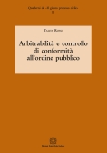 Immagine 0 di Arbitrabilit? E Controllo