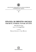 Immagine 0 di Finanza Di Impatto Sociale