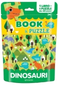 Immagine 0 di Dinosauri. Book&puzzle. Ediz. A Colori. Con Puzzle Da 48 Pezzi