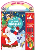 Immagine 0 di Evviva Il Natale! Libri A Spasso. Con Gomma Per Cancellare. Con 6 Matite Bicolore. Con Adesivi