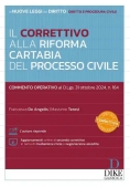 Immagine 0 di Correttivo Riforma Cartabia Proc.civile