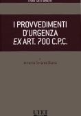 Immagine 0 di Provvedimenti D'urgenza Ex Art