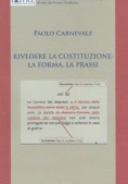 Immagine 0 di Rivedere La Costituzione Forma Prassi