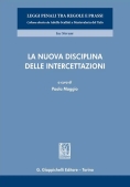 Immagine 0 di Nuova Disciplina Delle Intercettazioni