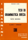 Immagine 0 di Tesi Di Grammatica Greca - Vol. Ii