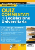 Immagine 0 di Quiz Commentati Legislazione Universit.