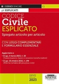 Immagine 0 di Codice Civile Esplicato 2023 27ed.