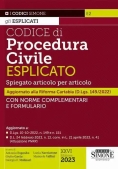 Immagine 0 di Codice Procedura Civile Esplicato 26ed.