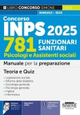 Immagine 0 di 781 Inps - Psicologi E Assistenti Sociali - Teoria + Quiz