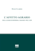 Immagine 0 di Affitto Agrario (l')