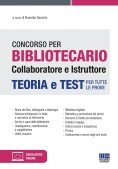 Immagine 0 di Concorso Per Bibliotecario Collaboratore E Istruttore. Teoria E Test Per Tutte Le Prove. Con Softwar