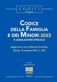 Immagine 0 di Codice Diritto Famiglia E Minori 2023