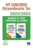 Immagine 0 di Kit 2v - Concorso Straordinario Ter - Prova Scritta E Orale