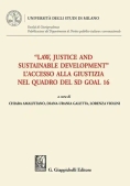 Immagine 0 di Law Justice And Sustainable