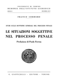 Immagine 0 di Situazioni Soggettive Processo Penale