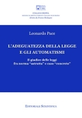 Immagine 0 di Adeguatezza Legge E Automatismi