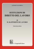 Immagine 0 di Istituzioni Di Diritto Del Lavoro 2 - Rapporto Di Lavoro 13ed