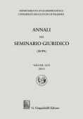 Immagine 0 di Annali Seminario Giuridico Universita' Palermo