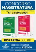 Immagine 0 di Kit Codici Magistratura 2024 Civ-pen.