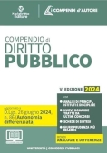 Immagine 0 di Compendio Diritto Pubblico 2024