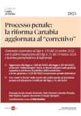 Immagine 0 di Processo Penale 2024 Riforma Cartabia