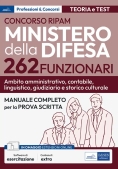 Immagine 0 di 262 Funzionari Ambito Amministrativo - Ministero Difesa - Manuale Prova