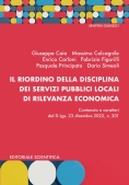 Immagine 0 di Riordino Disciplina Servizi Pubblici