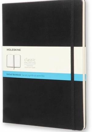 Notebook Xl Dot Black Hard fronte