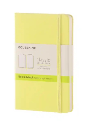 Notebook Pkt Plain Citron Yellow Hard Cover fronte