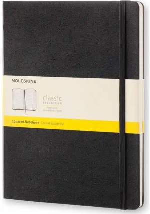 Notebook Xl Squ Black Hard fronte