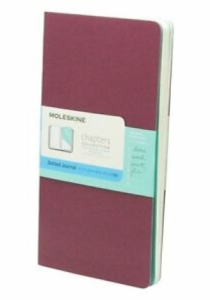 Moleskine Chapters Journal Slim Medium Dotted Plum Purple fronte