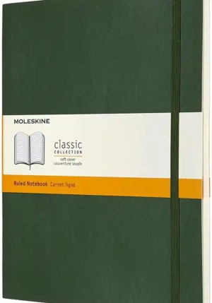 Notebook Xl Ruled Myrtlimited Edition Green Soft fronte