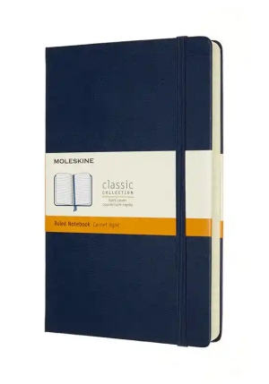 Nb Expanded Large Ruled Sapphire Blue Hard Cover fronte