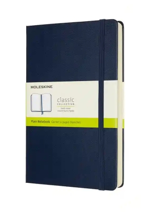 Nb Expanded Large Plain Sapphire Blue Hard Cover fronte